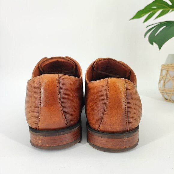 Florsheim Men\'s Postino Brown Leather Shoes Lace Up Size 10.5 main image 8